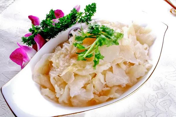 Čínské jídlo medúzy v octu — Stock fotografie