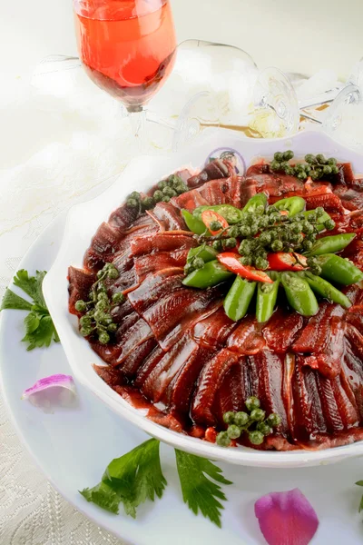 China deliciosa comida- deliciosa anguila —  Fotos de Stock