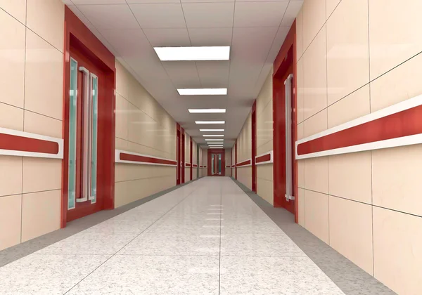 3d corridor — Stock Photo, Image