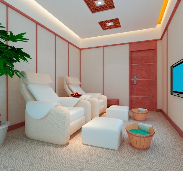 3D foot massage room — Stock Photo, Image