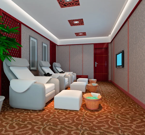 Salle de massage 3D des pieds — Photo