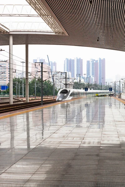 Hoge snelheid treinstation — Stockfoto