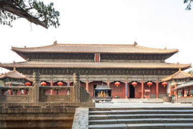 Çin taishan eski binalar, daimiao