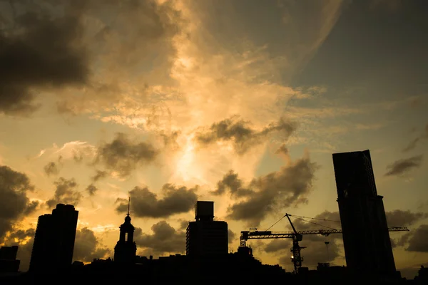 Shanghai tramonto — Foto Stock