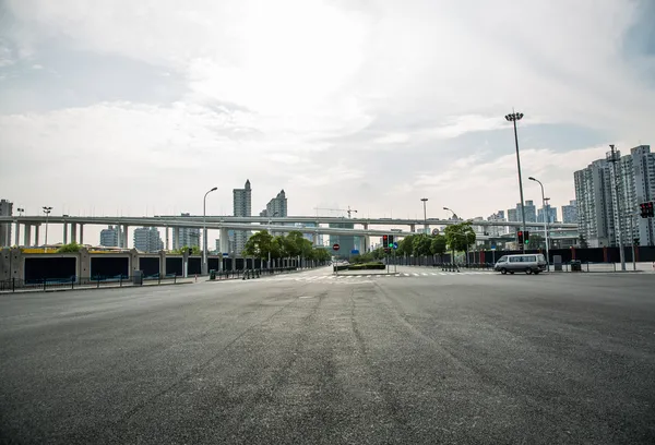 Carreteras urbanas en shanghai Imágenes de stock libres de derechos