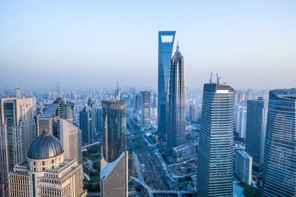 Shanghai cityscape — Stok fotoğraf