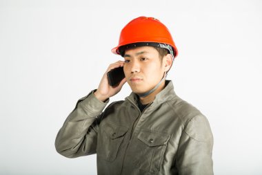 erkek inşaat işçisi