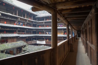 hakka tulou yer Fujian, Çin