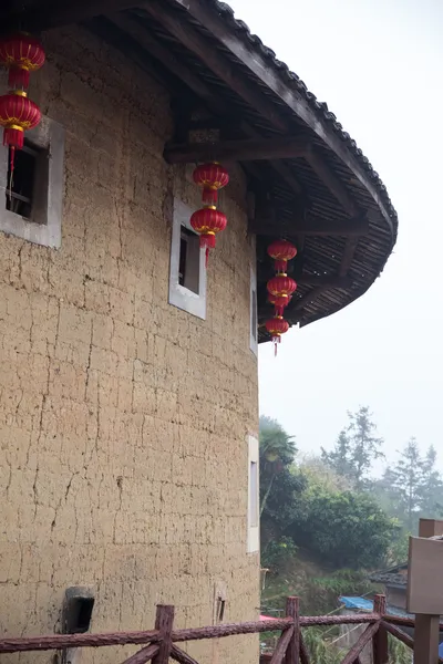 Hakka tulou localizado em fujian, china — Fotografia de Stock