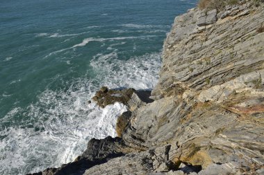 Ligurian kıyısında, İtalya