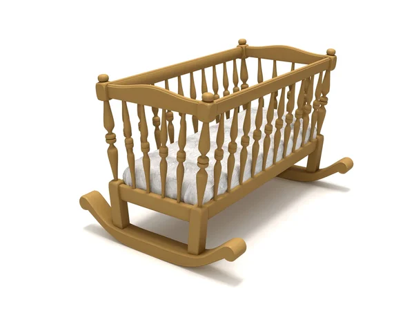 Wooden cradle — Stock Photo, Image