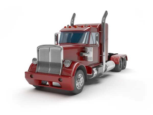 Kırmızı kamyon