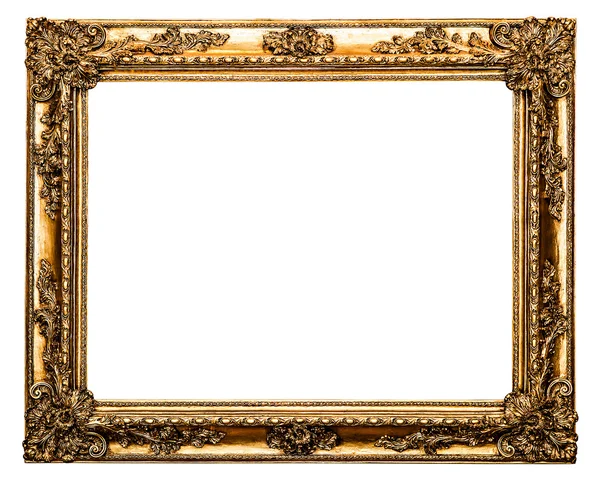 beyaz izole altın yaşlı çerçeve