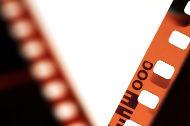 eski analog fotoğraf için negatif film karesi
