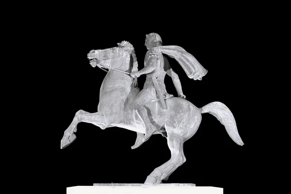 "Alexandre, o Grande "estátua em Salónica, Grécia — Fotografia de Stock