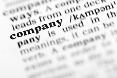 şirket word sözlük