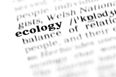 Ekoloji word sözlük