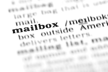 posta kutusu word sözlük