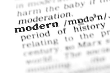 Modern word sözlük