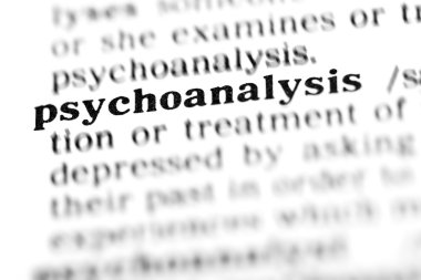 Psikanaliz word sözlük