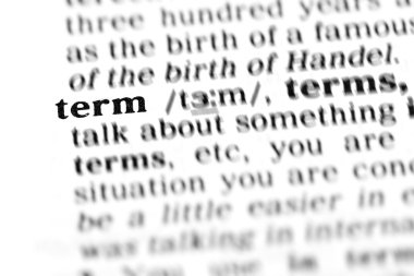terim word sözlük