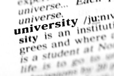 Üniversite word sözlük