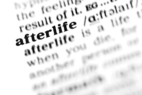 Afterlife word dictionary — Stock Photo, Image