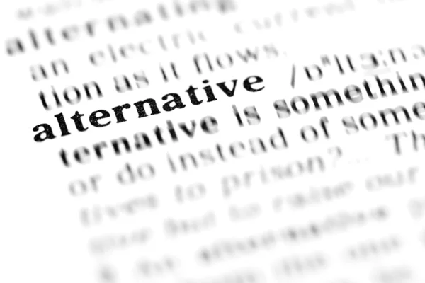 Alternative word dictionary — Stock Photo, Image