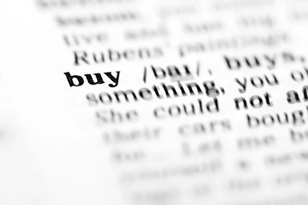 Buy word dictionary — Stock Photo, Image