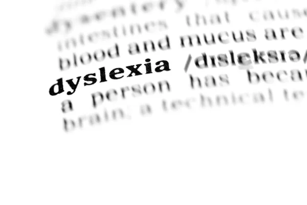 Diccionario de palabras dislexia —  Fotos de Stock