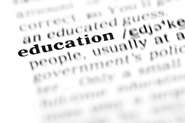 Education word dictionary — Stock Photo, Image