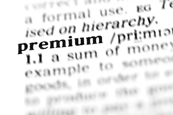 Premium-Wörterbuch — Stockfoto