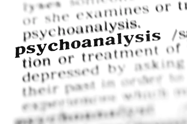 Psikanaliz word sözlük