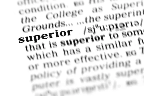 Superior word dictionary — Stock Photo, Image