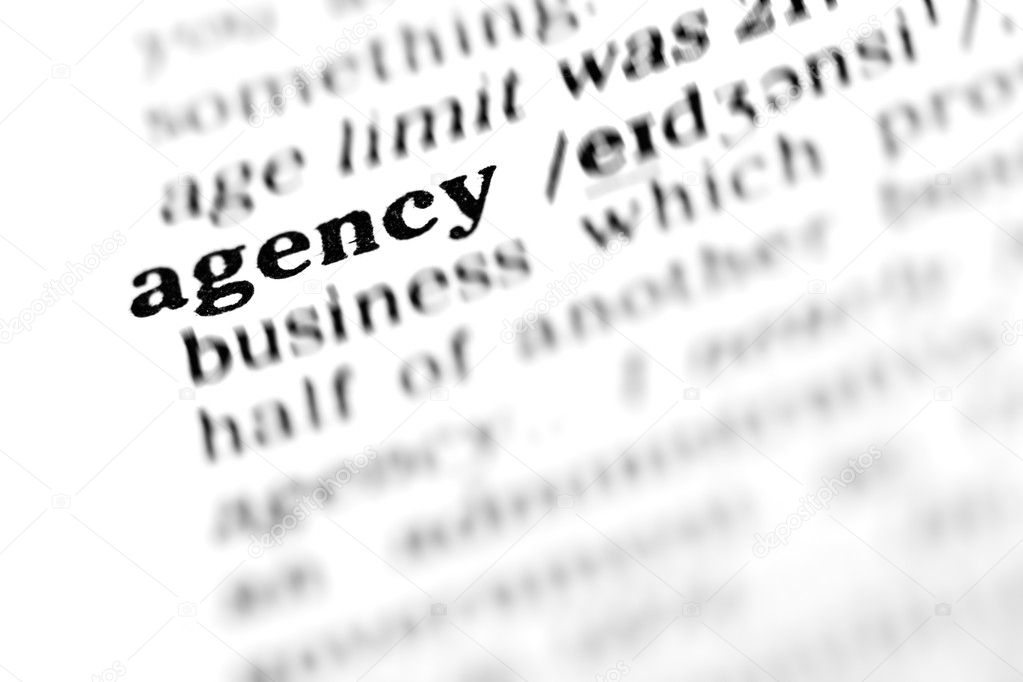 agency word dictionary
