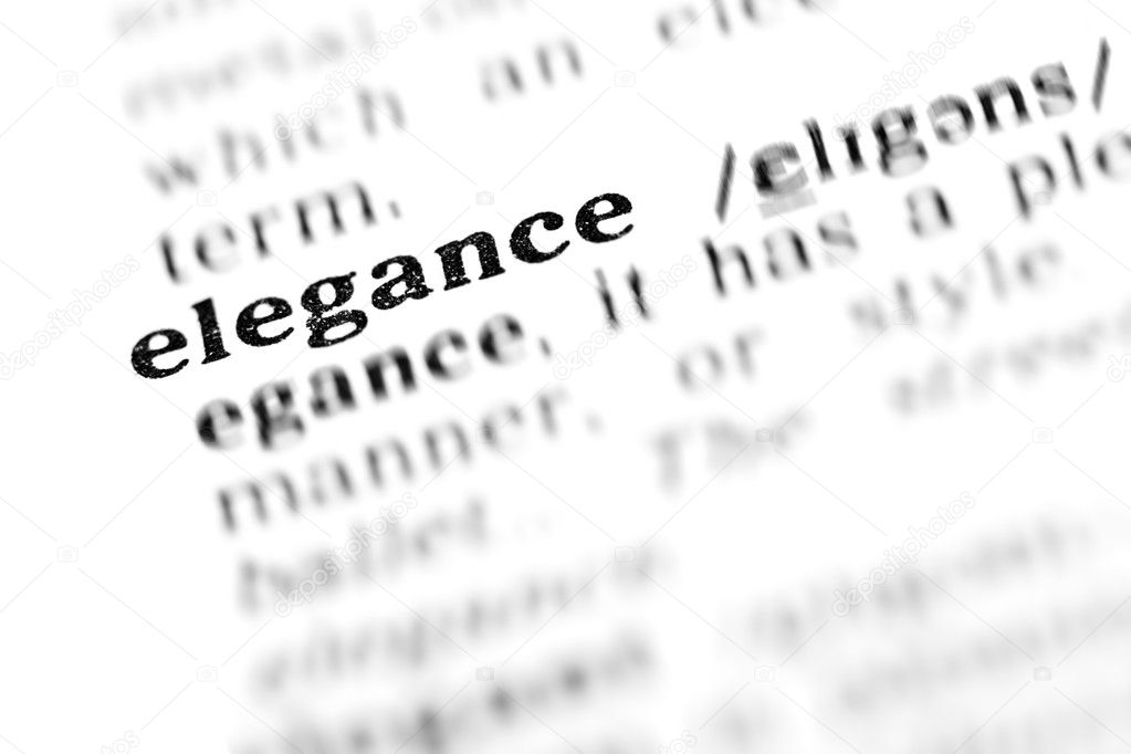 elegance word dictionary