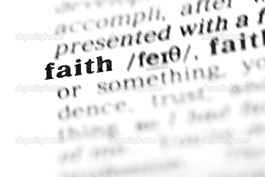 Faith word dictionary Stock Photo by ©lambroskazan 19644485