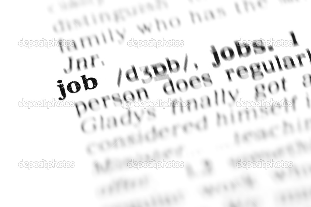 job word dictionary