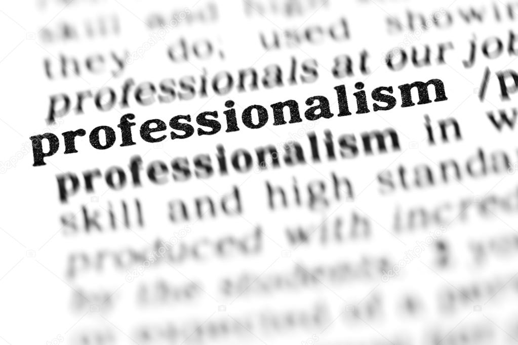 professionalism word dictionary
