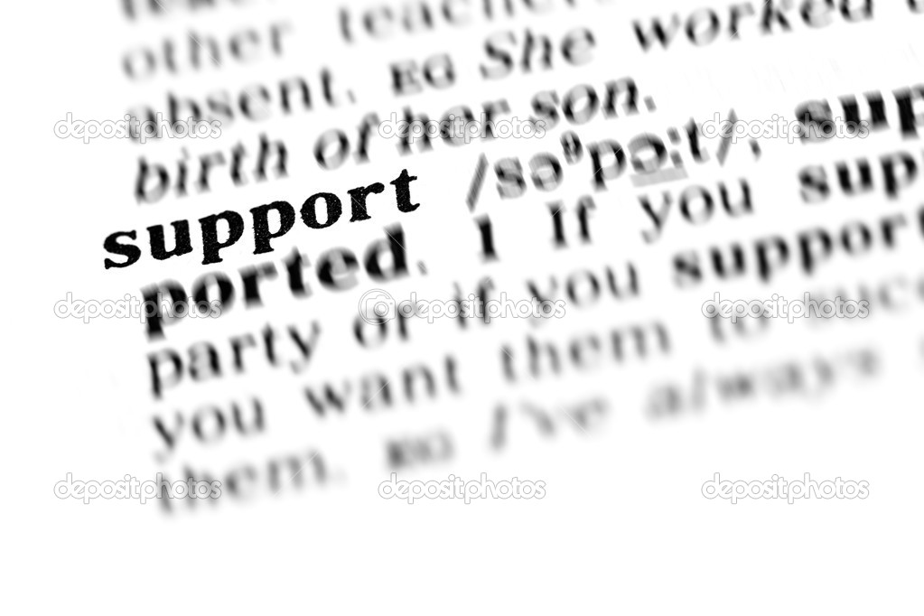 support word dictionary