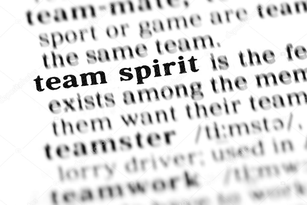 team spirit word dictionary