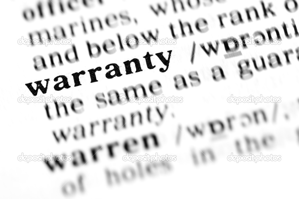 warranty word dictionary