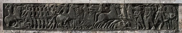 Alexander the Great, relief art monument — Stock Photo, Image