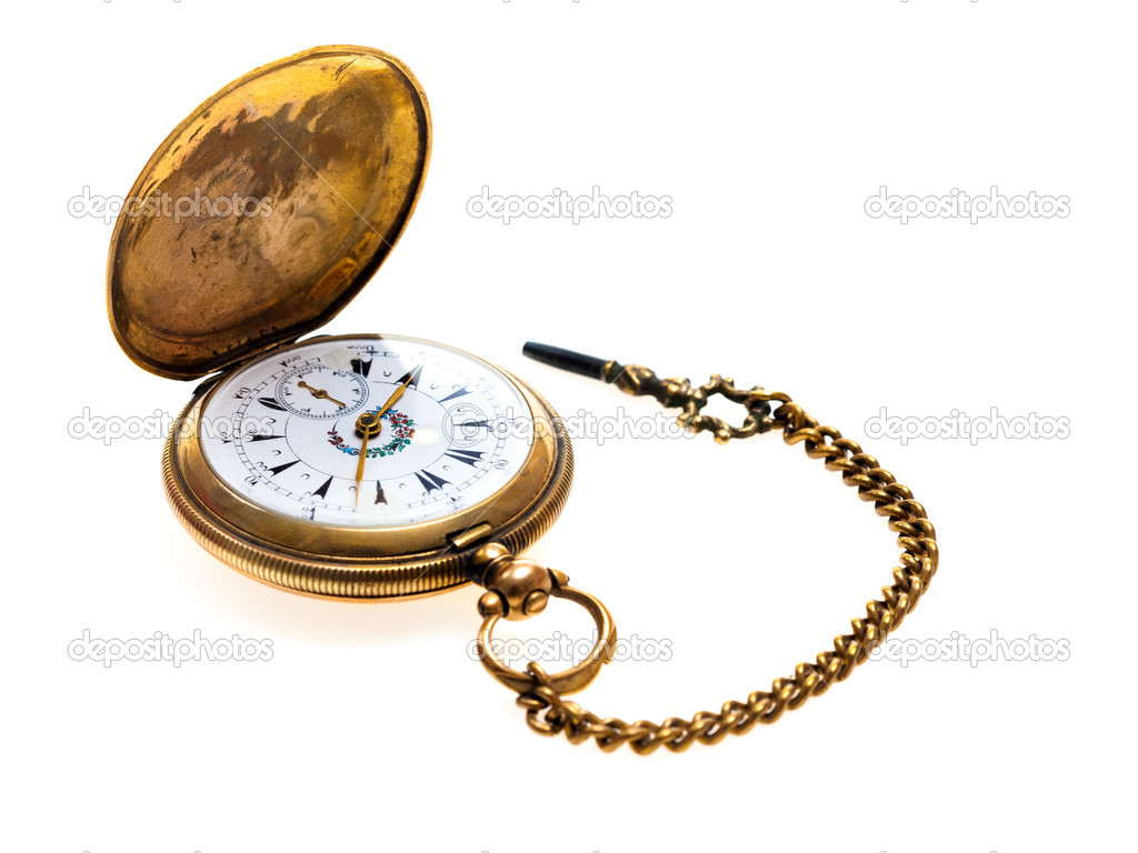 Pocket Watch Antique Golden
