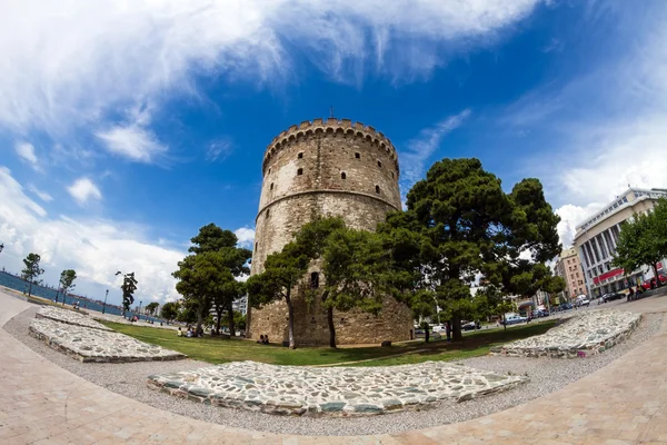 그리스의 테살로니키흰 탑 — 스톡 사진