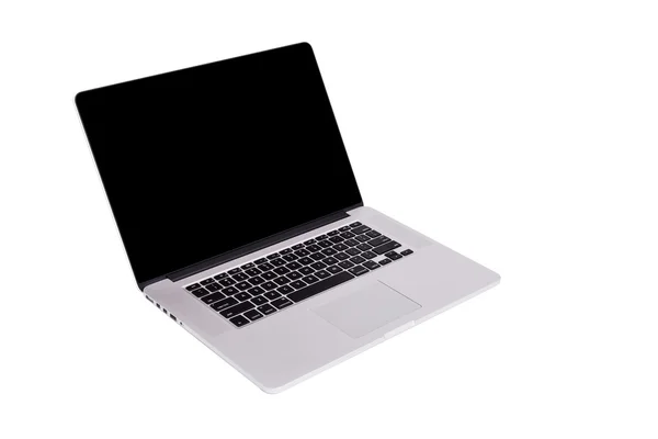 15-inç elma macbook yandaş görüş — Stok fotoğraf