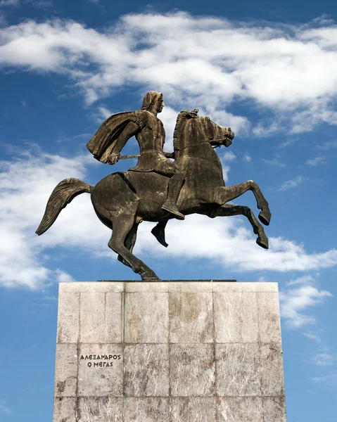 Alexandre la Grande statue, Thessalonique, Grèce — Photo