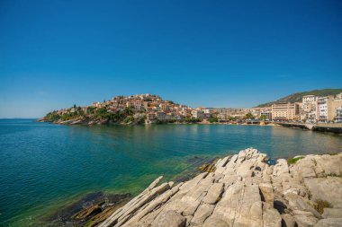 Yunanistan 'ın en güzel şehirlerinden biri olan Kavala kasabası,