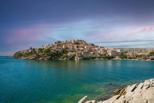 Kavala Town One Most Beautiful Cities Travel Destination Greece — Stock Photo, Image