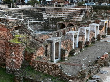 Yunanistan 'ın Selanik kentinde Roman Agora.